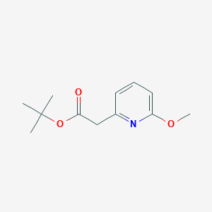 Tert-butyl 2-(6-methoxypyridin-2-yl)acetate