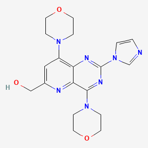 [2-(1H-Imidazol-1-yl)-4,8-dimorpholin-4-ylpyrido[3,2-d]pyrimidin-6-yl]methanol