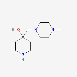 4-[(4-Methylpiperazin-1-yl)methyl]piperidin-4-ol