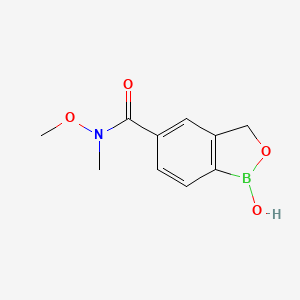 1-Hydroxy-N-methoxy-N-methyl-1,3-dihydrobenzo[c][1,2]oxaborole-5-carboxamide