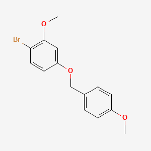 1-Bromo-2-methoxy-4-((4-methoxybenzyl)oxy)benzene