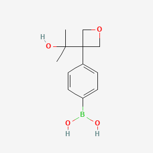 (4-(3-(2-Hydroxypropan-2-yl)oxetan-3-yl)phenyl)boronic acid