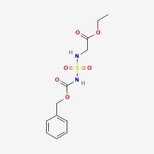 Ethyl (N-((benzyloxy)carbonyl)sulfamoyl)glycinate