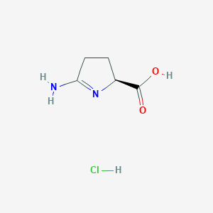 (S)-5-Amino-3,4-dihydro-2H-pyrrole-2-carboxylic acid hydrochloride