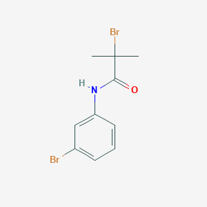 2-Bromo-N-(3-bromophenyl)-2-methylpropanamide