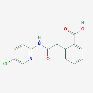 2-(2-((5-Chloropyridin-2-yl)amino)-2-oxoethyl)benzoic acid