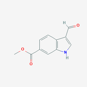 B139831 Methyl 3-formylindole-6-carboxylate CAS No. 133831-28-4