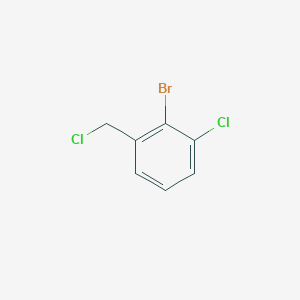 molecular formula C7H5BrCl2 B13983153 2-Bromo-3-chlorobenzyl chloride 