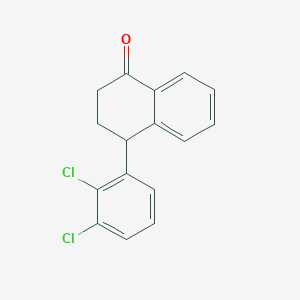 molecular formula C16H12Cl2O B139832 4-(2,3-二氯苯基)-3,4-二氢萘-1(2H)-酮 CAS No. 152448-80-1