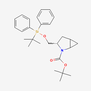 tert-butyl (3S)-3-[[(tert-butyldiphenylsilyl)oxy]methyl]-2-azabicyclo[3.1.0]hexane-2-carboxylate