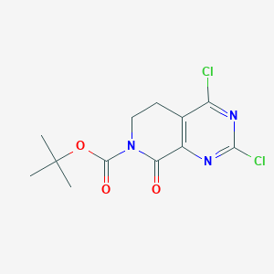 tert-Butyl 2,4-dichloro-8-oxo-5,8-dihydropyrido[3,4-d]pyrimidine-7(6H)-carboxylate