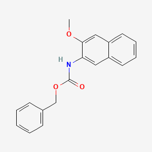 molecular formula C19H17NO3 B13983649 Benzyl (3-methoxynaphthalen-2-yl)carbamate CAS No. 228401-15-8