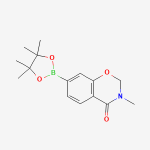 3-methyl-7-(4,4,5,5-tetramethyl-1,3,2-dioxaborolan-2-yl)-2H-1,3-benzoxazin-4-one