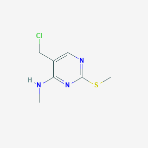 5-(chloromethyl)-N-methyl-2-(methylthio)-4-Pyrimidinamine