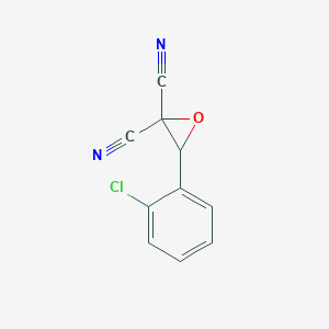 3-(2-Chlorophenyl)oxirane-2,2-dicarbonitrile