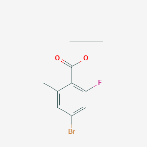 Tert-butyl 4-bromo-2-fluoro-6-methylbenzoate