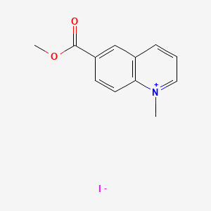 Quinolinium, 6-(methoxycarbonyl)-1-methyl-, iodide