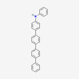 N-phenyl-4-[4-(4-phenylphenyl)phenyl]aniline