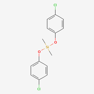 Bis(4-chlorophenoxy)(dimethyl)silane