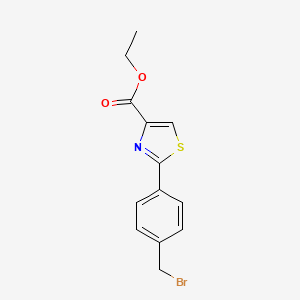 2-(4-Bromomethyl-phenyl)-thiazole-4-carboxylic acid ethyl ester