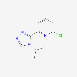 2-chloro-6-(4-isopropyl-4H-1,2,4-triazol-3-yl)pyridine