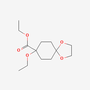 Ethyl 8-ethoxy-1,4-dioxaspiro[4.5]decane-8-carboxylate