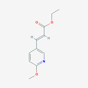 Ethyl (2E)-3-(6-methoxy-3-pyridinyl)-2-propenoate