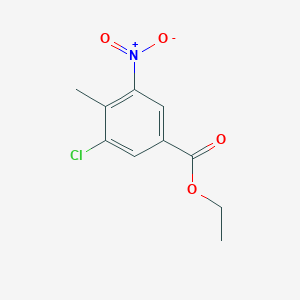 Ethyl 3-chloro-4-methyl-5-nitrobenzoate