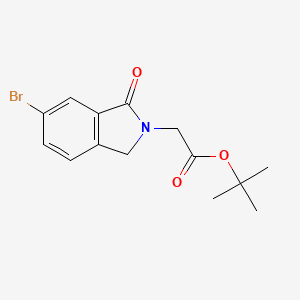 Tert-butyl 2-(6-bromo-1-oxoisoindolin-2-YL)acetate