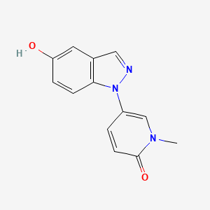 5-(5-Hydroxy-1H-indazol-1-yl)-1-methylpyridin-2(1H)-one