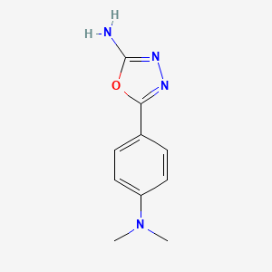 5-[4-(Dimethylamino)phenyl]-1,3,4-oxadiazol-2-amine