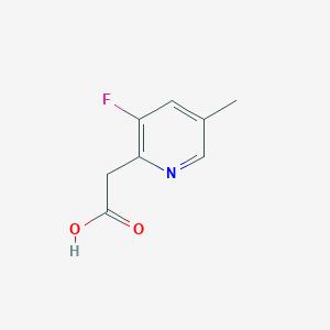 2-(3-Fluoro-5-methyl-2-pyridyl)acetic acid