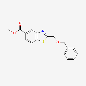 Methyl 2-[(benzyloxy)methyl]-1,3-benzothiazole-5-carboxylate