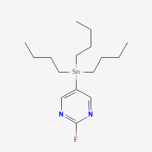 2-Fluoro-5-(tributylstannyl)pyrimidine