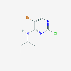 5-bromo-N-butan-2-yl-2-chloropyrimidin-4-amine