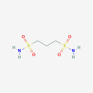 molecular formula C3H10N2O4S2 B13984295 1,3-Propanedisulfonamide 