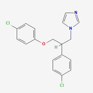 1-[3-(4-Chlorophenoxy)-2-(4-chlorophenyl)propyl]imidazole