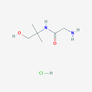 B1398431 2-Amino-N-(2-hydroxy-1,1-dimethylethyl)acetamide hydrochloride CAS No. 1220035-08-4