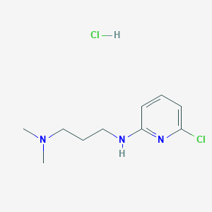 molecular formula C10H17Cl2N3 B1398432 N1-(6-氯-2-吡啶基)-N3,N3-二甲基-1,3-丙二胺盐酸盐 CAS No. 1220017-62-8
