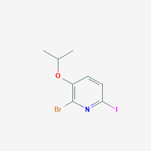 2-Bromo-6-iodo-3-isopropoxypyridine