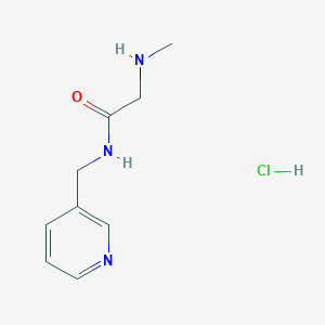 B1398436 2-(Methylamino)-N-(3-pyridinylmethyl)acetamide hydrochloride CAS No. 1220038-52-7