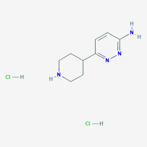 6-(4-Piperidinyl)-3-pyridazinamine dihydrochloride