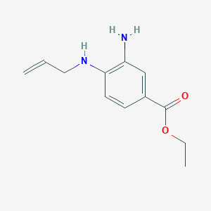 B1398440 Ethyl 4-(allylamino)-3-aminobenzoate CAS No. 1220029-61-7