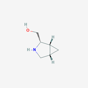 molecular formula C6H11NO B1398443 (1R,2S,5S)-Rel-3-氮杂双环[3.1.0]己烷-2-甲醇 CAS No. 1092506-35-8