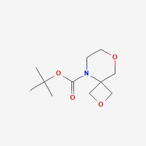 molecular formula C11H19NO4 B1398445 5-Boc-2,8-二氧杂-5-氮杂螺[3.5]壬烷 CAS No. 1374658-90-8