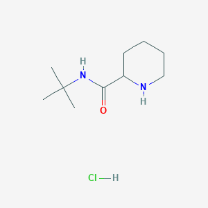 molecular formula C10H21ClN2O B1398448 N-(叔丁基)-2-哌啶甲酰胺盐酸盐 CAS No. 1236261-17-8
