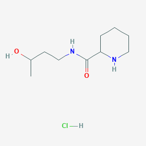B1398450 N-(3-Hydroxybutyl)-2-piperidinecarboxamide hydrochloride CAS No. 1236262-94-4
