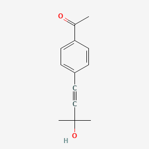 Ethanone, 1-[4-(3-hydroxy-3-methyl-1-butynyl)phenyl]-