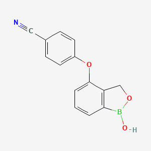 4-((1-Hydroxy-1,3-dihydrobenzo[c][1,2]oxaborol-4-yl)oxy)benzonitrile