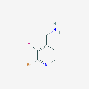 (2-Bromo-3-fluoropyridin-4-yl)methanamine